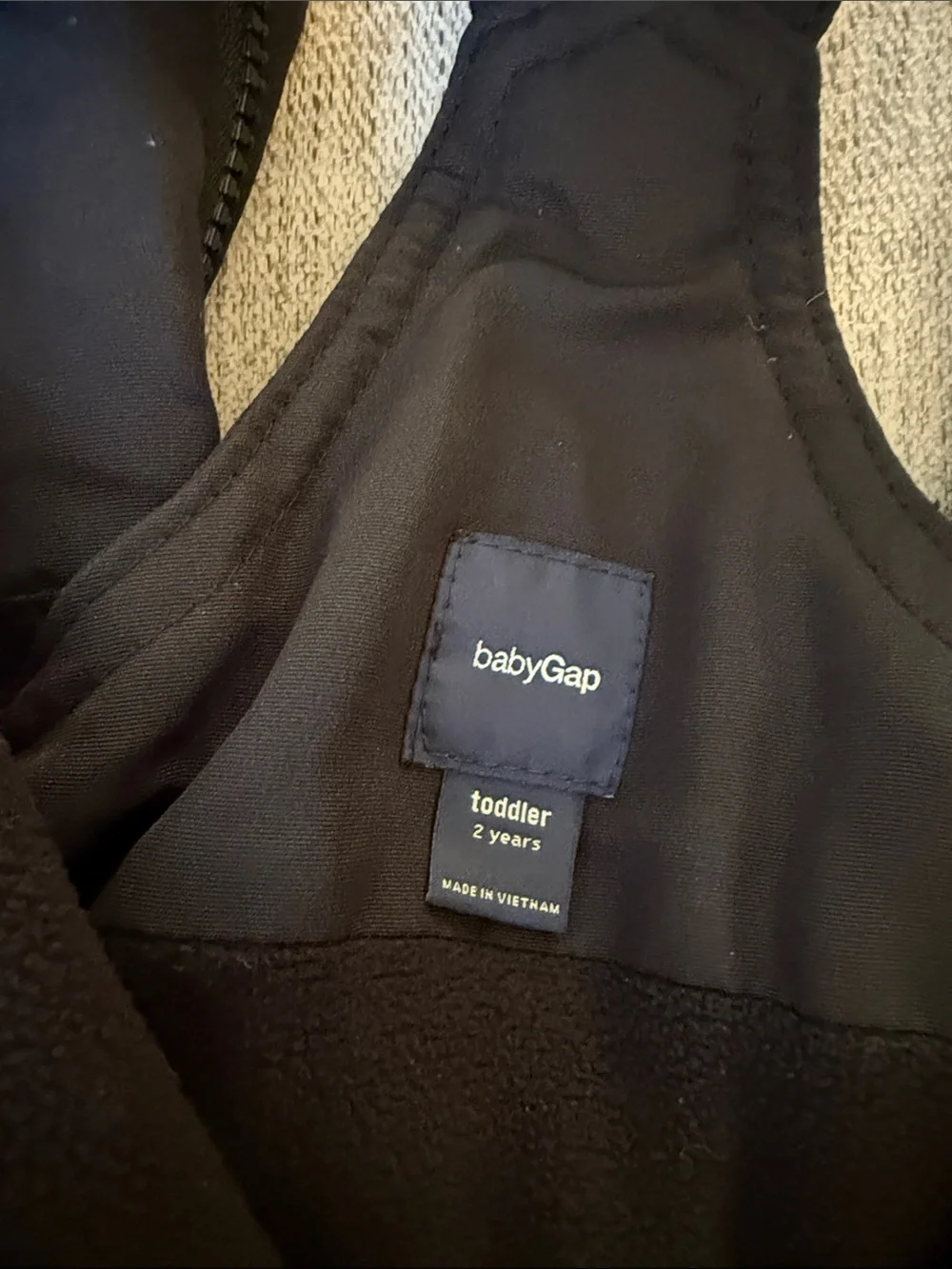 GAP Black Kids Snow Bib Overalls